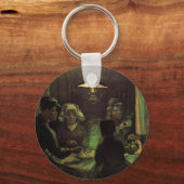 De Aardappeleters door Vincent van Gogh Sleutelhanger (Voorkant)