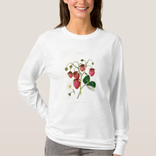 De aardbei van de Roseberry, gegraveerd door Watte T-shirt