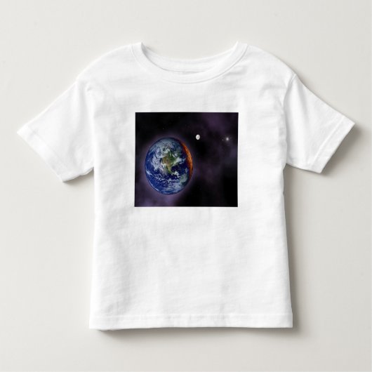 De aarde aan de buitenranden kinder shirts (Voorkant)