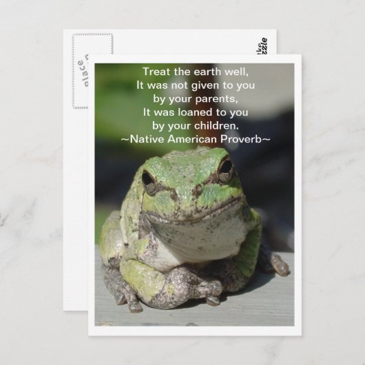 De Aarde Briefkaart (Voorkant / Achterkant)