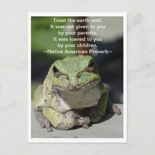 De Aarde Briefkaart (Voorkant)