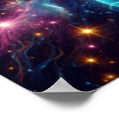 De aarde, de sterren en de planeten poster (Hoek)