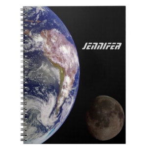 De aarde en de maan notitieboek