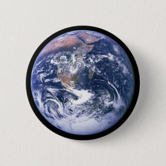 De aarde gezien van Apollo 17 ook bekend als The B Ronde Button 5,7 Cm