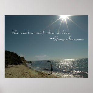 De aarde heeft muziek voor hen die Poster beluiste