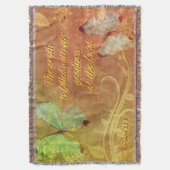 De aarde is gevuld met de... Deken (Voorkant Verticaal)