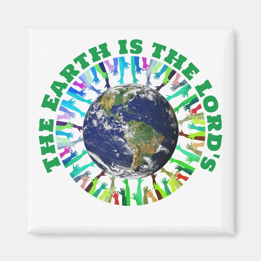 DE AARDE IS HET CHRISTELIJK VAN DE HEER MAGNEET (Voorkant)