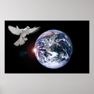 De Aarde is het kunstcanvas van de Lords Poster