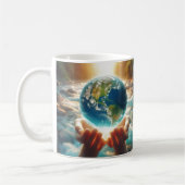 DE AARDE IS IN ONZE HANDEN Ontwerp Koffiemok (Links)