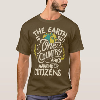 De aarde is maar één land Het Bahai geloof 1 T-shirt