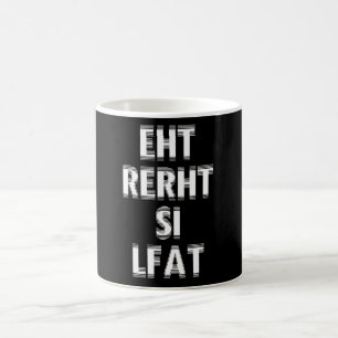 De aarde is platte koffiemok