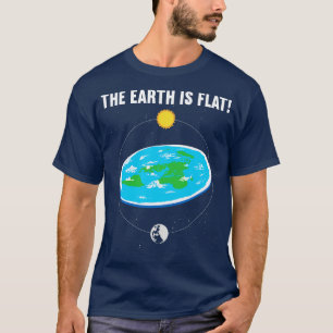 De aarde is vlak 1 t-shirt