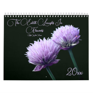 De aarde lacht in bloemen kalender