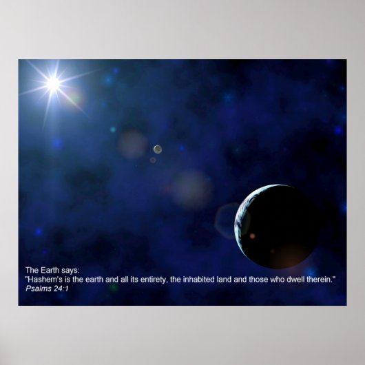 De Aarde Poster (Voorkant)