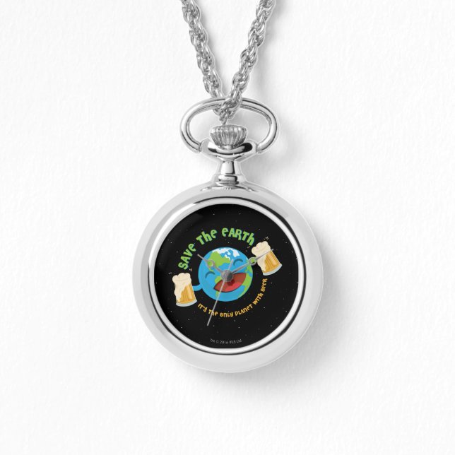 De aarde redden horloge (Voorkant)