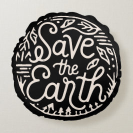 De aarde redden rond kussen