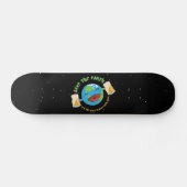 De aarde redden skateboard (Horizontaal)