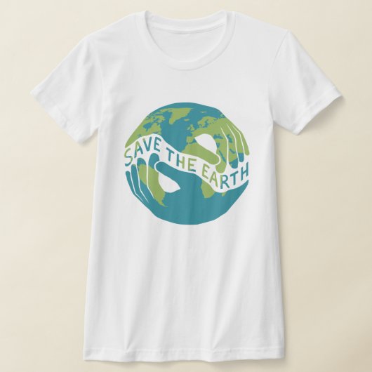 De aarde redden t-shirt (Laagn)