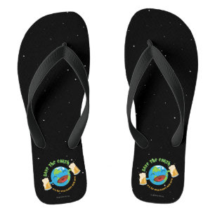 De aarde redden teenslippers