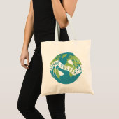 De aarde redden tote bag (Voorkant (product))