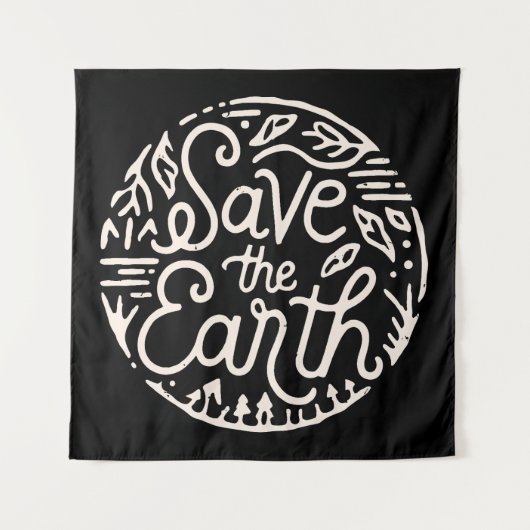 De aarde redden wandkleed (Voorkant)