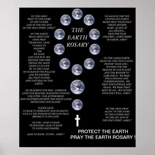 DE AARDE ROSARY POSTER (Voorkant)