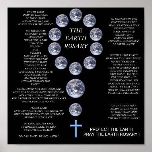 DE AARDE ROSARY POSTER (Voorkant)