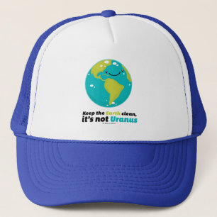 De aarde schoon houden trucker pet