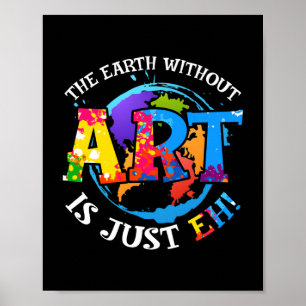 De Aarde zonder kunst is gewoon EH Poster