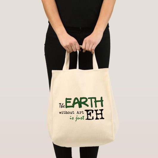 De aarde zonder kunst tote bag (Voorkant (product))
