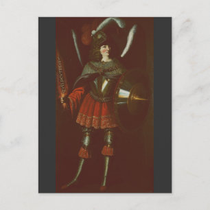 De aartsengel Michaël door Francisco de Zurbarán Briefkaart
