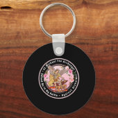 De aartsengel Michaël helpt me tegen Heimerhe Sleutelhanger (Voorkant)