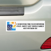 De AAWA-Bumpersticker Bumpersticker (Op auto)