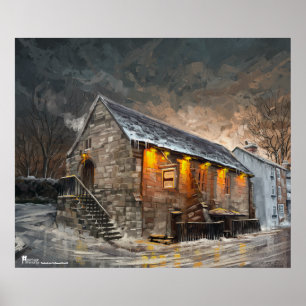 De Abbey Pub, Darley Abbey, Derby - poster