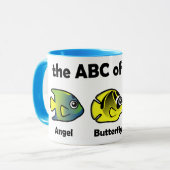 De ABC van Scuba Mok (Voorkant links)