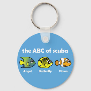 De ABC van Scuba Sleutelhanger