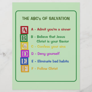 De ABC's van het heil Flyer