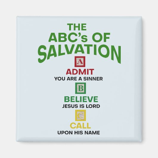 De ABC's van het heil Magneet (Voorkant)