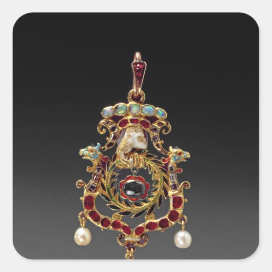 De Aberdeen Jewel Vierkante Sticker (Voorkant)