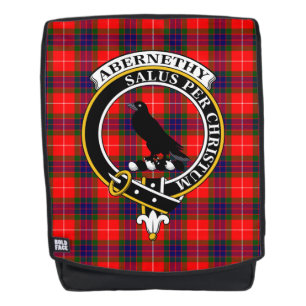 De Abernethy Clan Crest Tartan Schotse Plaid Rugtassen