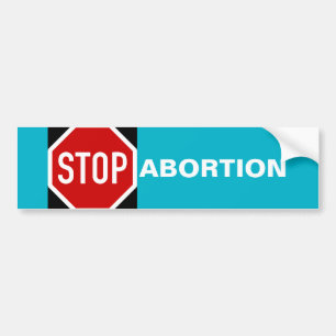 DE ABORTUS VAN HET EINDE BUMPERSTICKER