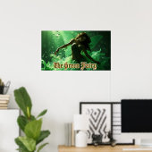 De Absint Green Fairy Poster (Thuiskantoor)