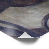 De Absintdrinker Glanzend Perfect Poster (Hoek)