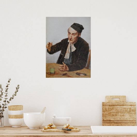De Absinthe Drinker Poster (Keuken)
