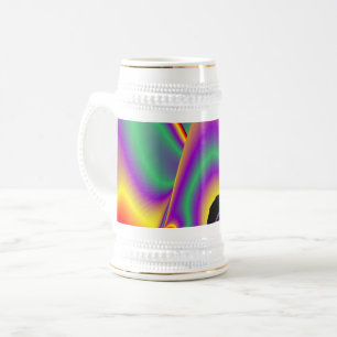 De Abstracte 3D Rainbowart Bierpul