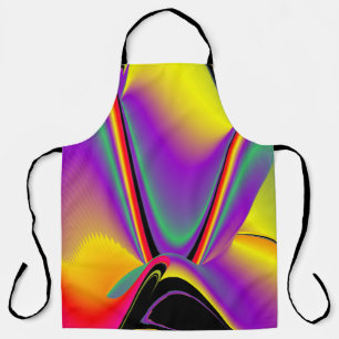 De Abstracte 3D Rainbowart Schort