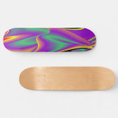 De Abstracte 3D Rainbowart Skateboard (Horizontaal)