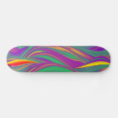 De Abstracte 3D Rainbowart Skateboard (Horizontaal)