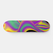 De Abstracte 3D Rainbowart Skateboard (Horizontaal)