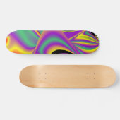 De Abstracte 3D Rainbowart Skateboard (Horizontaal)